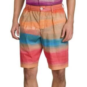 MARNI Flaminia Veronesi “Dark Side Of The Moon” Pleated Shorts Mens EU 56 /US 40